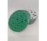 Шлифовальный круг Long Abrasive AF77 Green 150мм на липучке, Р400, 15отв D771504015-100 2