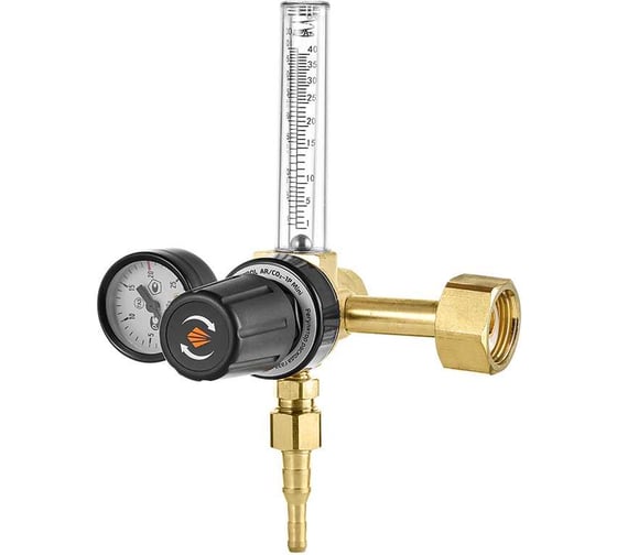 Регулятор расхода газа Сварог универсальный PRO CONTROL двухступенчатый AR/CO2 1Р Mini, манометр с поверкой 101804 1