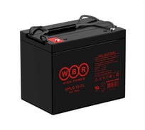 Аккумуляторная батарея гелевая WBR GPLG12-75 12В, 75 Ач УТ-00000373