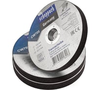 Круг отрезной по металлу Scheppach 125х1.0х22.2мм-30шт Sch-CW705[30шт к-т](63961)