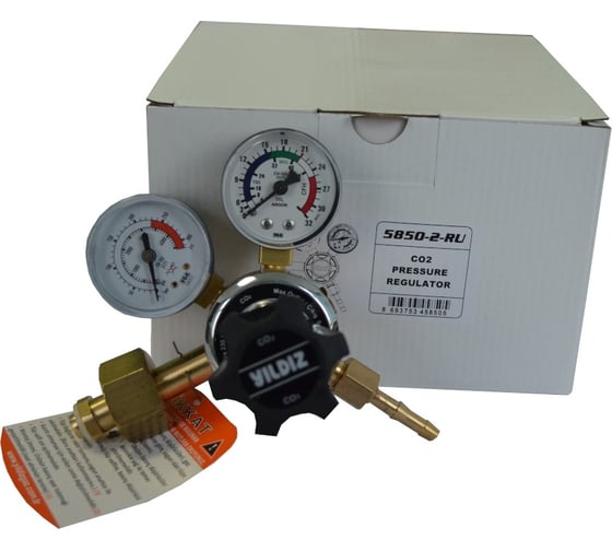 Регулятор углекислотный GAZ 21 л/м YILDIZ 5850-2-RU