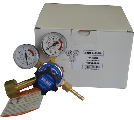 Регулятор кислородный GAZ 10 бар YILDIZ 5801-2-RU