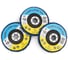 Зачистной коралловый диск на УШМ TILFLEX (Medium) Coral-Button Wheel (синий)125 мм (5 шт) TL43M/5 5
