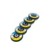 Зачистной коралловый диск на УШМ TILFLEX (Medium) Coral-Button Wheel (синий)125 мм (5 шт) TL43M/5 9
