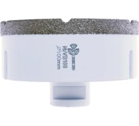 Коронка алмазная по керамограниту TRIO-DIAMOND 100 мм, М14, Vacuum Brazed VB100