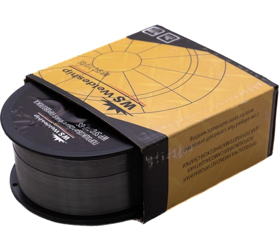 Проволока порошковая самозащитная WS WELDESHIP Е71T-GS 0.8мм D100 V/P WPJUFC71GS08100 1