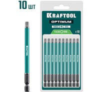 Бита KRAFTOOL Optimum TX 30, 100 мм, 10 шт 26126-30-100-S10