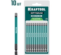 Бита KRAFTOOL Optimum TX 40, 100 мм, 10 шт 26126-40-100-S10