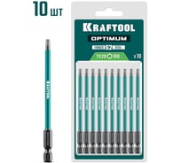 Бита KRAFTOOL Optimum TX 20, 100 мм, 10 шт 26126-20-100-S10