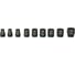 Набор ударных торцовых головок Makita Impact Black 1/2 9шт (10,11,13,17,19,21,22,24,27 мм) E-16617 2