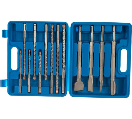 Набор зубил и сверл SDS-Plus (13 шт.) для перфораторов ЗУБР 29360-H13