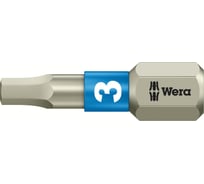 Бита торсионная WERA 3840/1 TS Hex-Plus с внешним шестигранником, нерж., 1/4 C6.3, 3 x 25 мм WE-071073