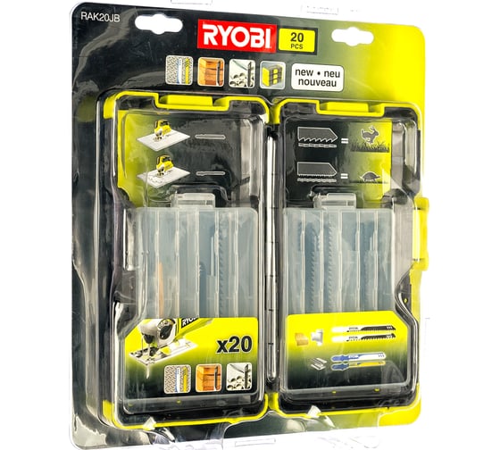 Набор пилок (20 шт.) для лобзика RAK20JB Ryobi 5132002261