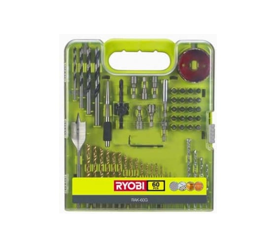 Набор бит со сверлами (60 шт.) Ryobi 5132000128