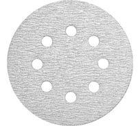 Шлифовальный круг Vitatools 180мм, P80, 8 отверстий, серый, 1 штука WT-180-P80-8