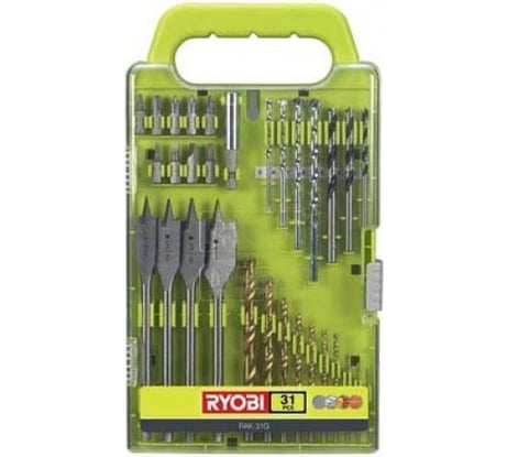Набор бит со сверлами (31 шт.) RAK31G Ryobi 5132000127