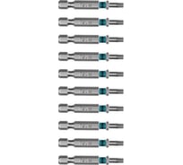 Бита GROSS Torx 20, 50мм, сталь S2, шестигр., 10 шт 114070