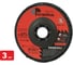 Круг лепестковый торцевой КЛТ по металлу и нержавеющей стали SAMGRUPP 125x22.23 T29 ZA80 PIRANHA PRO 3 шт SAMC-0322125080-3 1