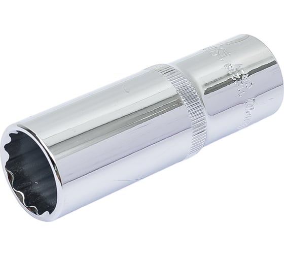 Головка торцевая глубокая 1/2" DR (19 мм) для гайковертов Ombra 112219 1