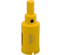 Коронка алмазная с центрирующим сверлом по керамограниту WURZ 25мм 93025