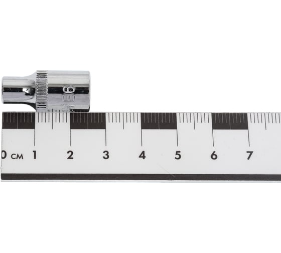 Головка торцевая Е-профиль 1/4" DR (Е6) для гайковертов Ombra 114606