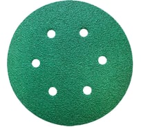 Диск самозацепляющийся пленочный Tsunami 150мм P120 с отверстиями, в упаковке 100 шт DA61B0001500120