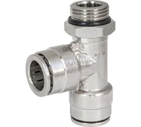 Фитинг цанга тройник, поворотный Cn-Tccr-3/8M-12 для полиуретана и пластиковых трубок PI TOOLS Арт. 9723