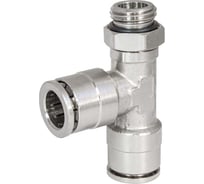 Фитинг цанга тройник, поворотный Cn-Tccr-1/4M-10 для полиуретана и пластиковых трубок PI TOOLS Арт. 9679