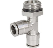 Фитинг цанга тройник, поворотный Cn-Tccr-1/2M-10 для полиуретана и пластиковых трубок PI TOOLS Арт. 9778