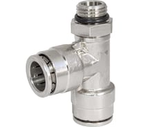 Фитинг цанга тройник, поворотный Cn-Tccr-1/4M-12 для полиуретана и пластиковых трубок PI TOOLS Арт. 9686