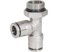 Фитинг цанга тройник, поворотный Cn-Tccr-3/8M-8 для полиуретана и пластиковых трубок PI TOOLS Арт. 9709