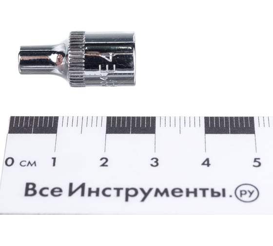 Головка торцевая Е-профиль 1/4" DR (Е4) для гайковертов Ombra 114604
