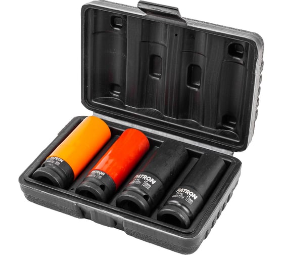 Набор головок ударных тонкостенных Patron 4 предмета 1/2 6гр P-4032TH44(63079) 1