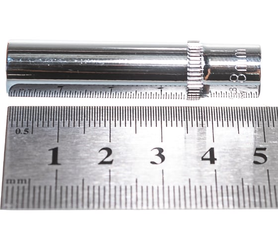 Головка торцевая глубокая 1/4" DR (8 мм) для гайковертов Ombra 114108