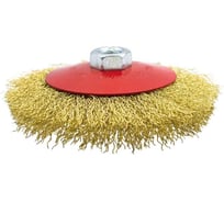 Щетка металлическая СИЛАЧ для УШМ 125мм/М14, тарелка, волнистая 025186