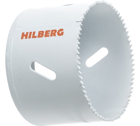 Коронка биметаллическая по металлу Hilberg 64мм, мелкий зуб, Bi-Metal Cobalt 8 (М42), CMS064