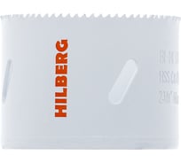 Коронка биметаллическая по металлу Hilberg 60мм, мелкий зуб, Bi-Metal Cobalt 8% (М42) CMS060