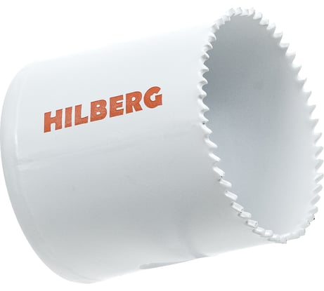 Коронка биметаллическая по металлу Hilberg 44мм, мелкий зуб, Bi-Metal Cobalt 8 (М42), CMS044