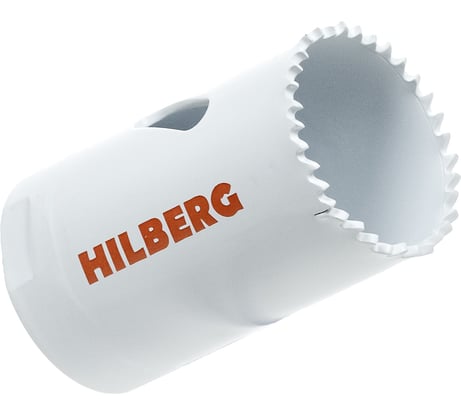 Коронка биметаллическая по металлу Hilberg 30мм, мелкий зуб, Bi-Metal Cobalt 8 (М42), CMS030