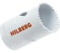 Коронка биметаллическая по металлу Hilberg 30мм, мелкий зуб, Bi-Metal Cobalt 8 (М42), CMS030 1