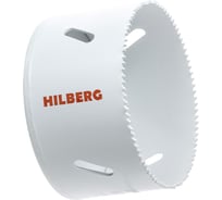 Коронка биметаллическая по металлу Hilberg 76мм, мелкий зуб, Bi-Metal Cobalt 8 (М42), CMS076