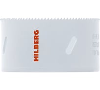 Коронка биметаллическая по металлу Hilberg 83мм, мелкий зуб, Bi-Metal Cobalt 8% (М42) CMS083