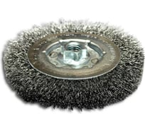 Щетка дисковая гофрированная Lessmann Д125х13 посадка M14, стальная 0,30мм 33516114