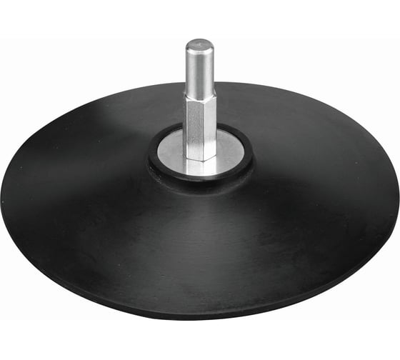 Тарелка опорная для дрели P.I.T. 150 мм, хвостовик 8 мм, липучка, ABS APLS17-150A 1