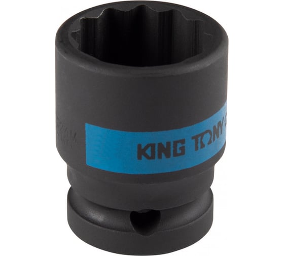 Головка торцевая ударная двенадцатигранная KING TONY 1/2, 28 мм 453028M