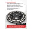 Круг зачистной JBC 125х22.2мм JBC-CW6030(62934) 4