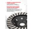 Круг зачистной JBC 125х22.2мм JBC-CW00123(62935) 4