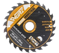 Диск пильный по дереву тонкий WURZ 190х24Тх1.6х30, WWT19024