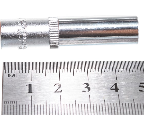 Головка торцевая глубокая 1/4" DR (8 мм) для гайковертов Jonnesway S04HD2108