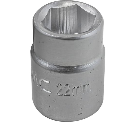 Головка WMC TOOLS 22мм (6гр.), 3/4 WMC-56522(49944)